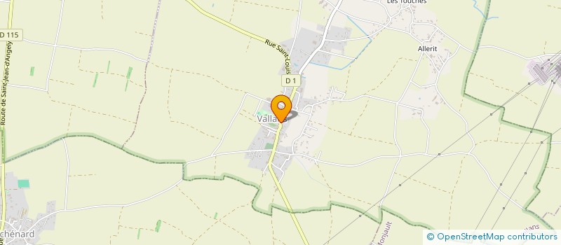 localisation de l'entreprise MONSIEUR DANIEL GIRAUD  SAINT-SYMPHORIEN