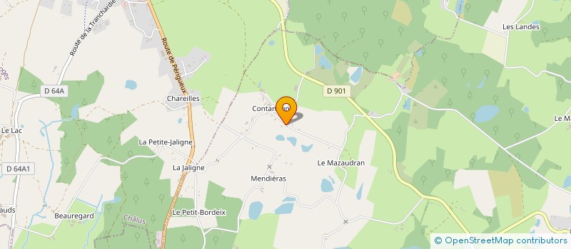 localisation de l'entreprise MONSIEUR DANIEL GIRAUD à BUSSIERE-GALANT