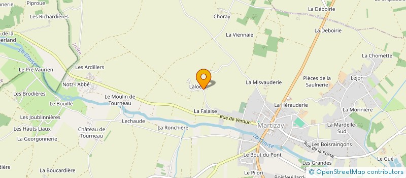localisation de l'entreprise MONSIEUR DANIEL GIRAUDON à MARTIZAY