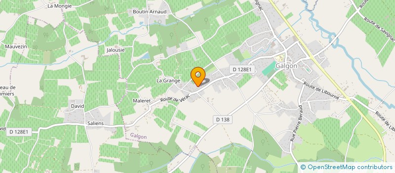 localisation de l'entreprise MONSIEUR DANIEL GIROUX  GALGON