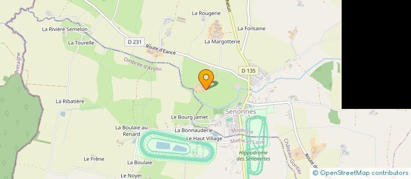 localisation de l'entreprise MONSIEUR DANIEL GITEAU  SENONNES