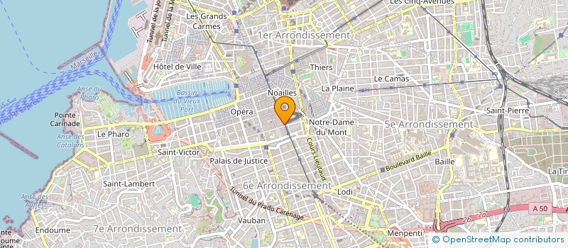 localisation de l'entreprise MONSIEUR DANIEL GIUDICE  MARSEILLE