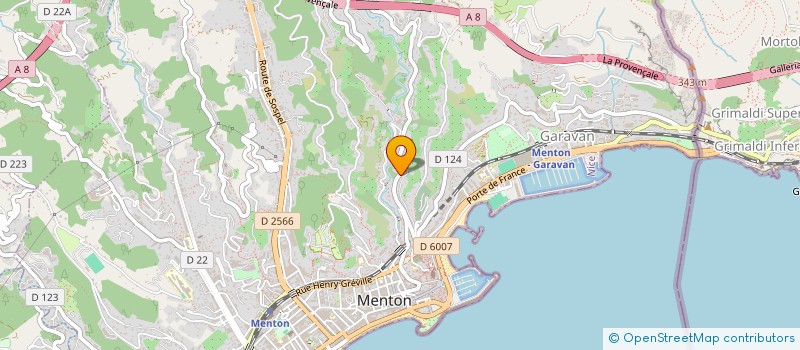 localisation de l'entreprise MONSIEUR DANIEL GIURGIU  MENTON