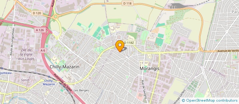 localisation de l'entreprise MONSIEUR DANIEL GIZZI à MORANGIS