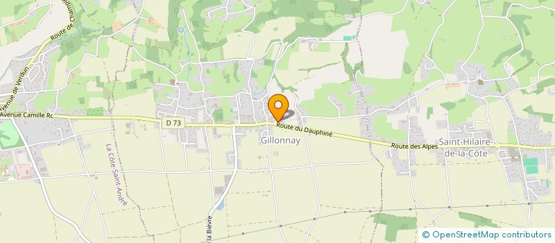 localisation de l'entreprise MONSIEUR DANIEL GLANDU  GILLONNAY