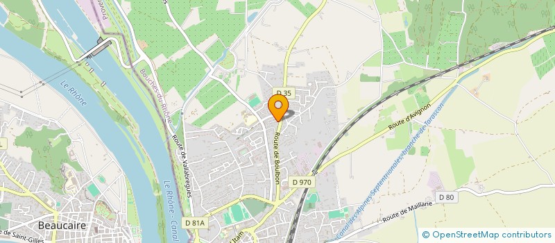 localisation de l'entreprise MONSIEUR DANIEL GLEISE  TARASCON