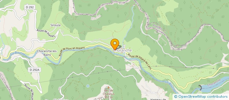 localisation de l'entreprise MONSIEUR DANIEL GLENAT  PONT-EN-ROYANS