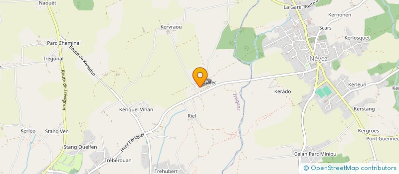 localisation de l'entreprise MONSIEUR DANIEL GLOAGUEN  TREGUNC