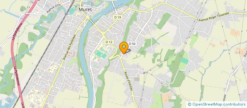 localisation de l'entreprise MONSIEUR DANIEL GNAGLO  MURET