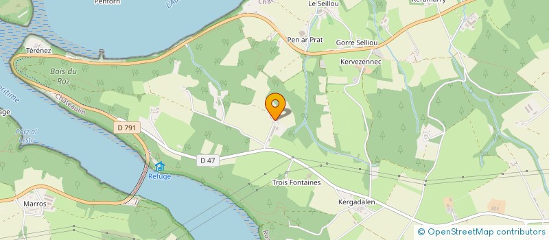 localisation de l'entreprise MONSIEUR DANIEL GOASGUEN à ROSNOEN