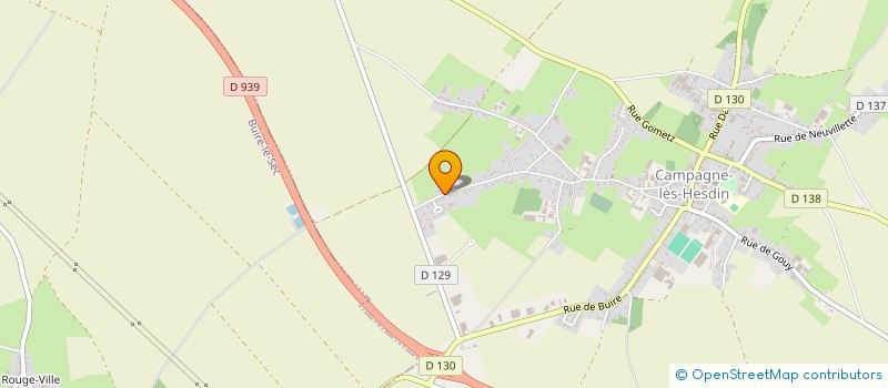 localisation de l'entreprise MONSIEUR DANIEL GODARD  CAMPAGNE-LES-HESDIN