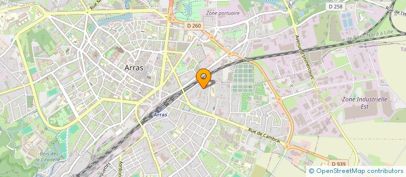 localisation de l'entreprise MONSIEUR DANIEL GODART à ARRAS