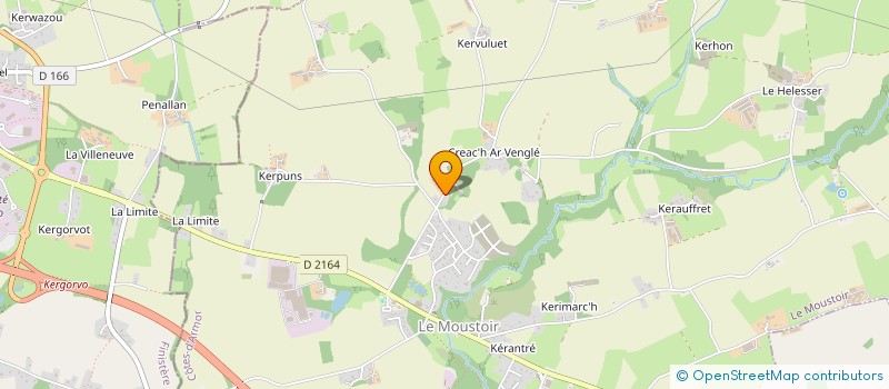 localisation de l'entreprise MONSIEUR DANIEL GODEBERT  LE MOUSTOIR