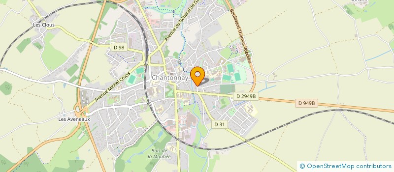 localisation de l'entreprise MONSIEUR DANIEL GODREAU  CHANTONNAY