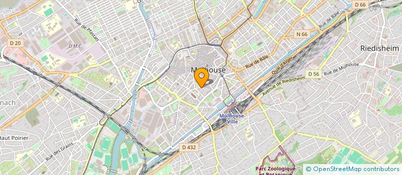 localisation de l'entreprise MONSIEUR DANIEL GOLDSCHMIDT  MULHOUSE