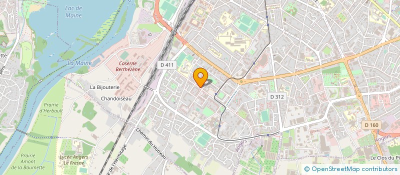 localisation de l'entreprise MONSIEUR DANIEL GOLFIER  ANGERS