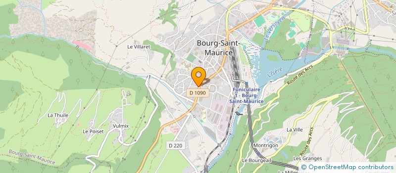 localisation de l'entreprise MONSIEUR DANIEL GOLLY à BOURG-SAINT-MAURICE