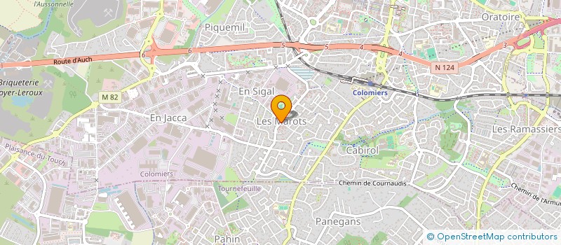 localisation de l'entreprise MONSIEUR DANIEL GONCALVES à COLOMIERS