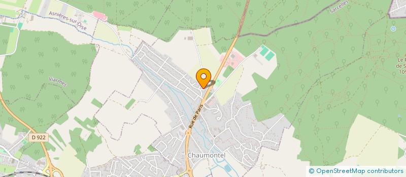 localisation de l'entreprise MONSIEUR DANIEL GONCALVES  CHAUMONTEL