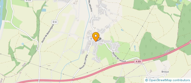 localisation de l'entreprise MONSIEUR DANIEL GONCALVES DE OLIVEIRA  PONT-DU-CHATEAU