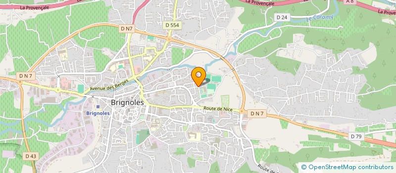 localisation de l'entreprise MONSIEUR DANIEL GONCALVES MAGALHAES à BRIGNOLES