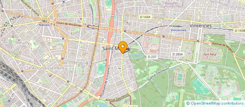 localisation de l'entreprise MONSIEUR DANIEL GONCALVES MARQUES  SAINT-MANDE