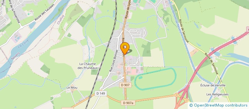 localisation de l'entreprise MONSIEUR DANIEL GONDOUX  SERMOISE-SUR-LOIRE