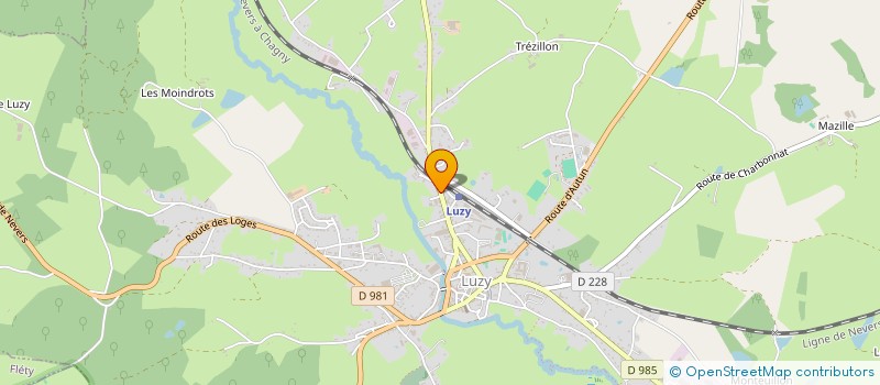 localisation de l'entreprise MONSIEUR DANIEL GONNEAU  LUZY