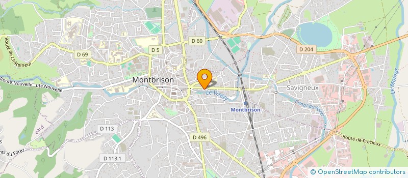 localisation de l'entreprise MONSIEUR DANIEL GONNET-DANIS à MONTBRISON