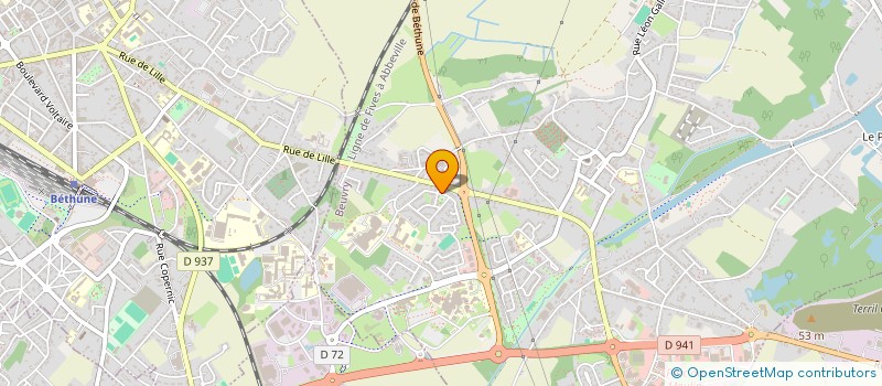 localisation de l'entreprise MONSIEUR DANIEL GORZYNSKI  BEUVRY