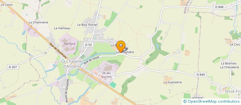 localisation de l'entreprise MONSIEUR DANIEL GOSSELIN à BAGNOLES-DE-L'ORNE-NORMANDIE