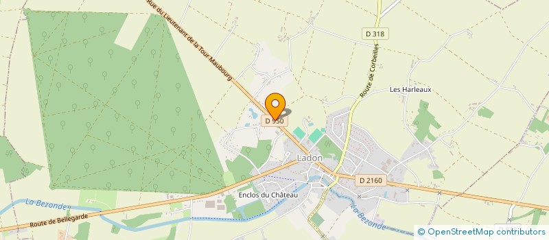 localisation de l'entreprise MONSIEUR DANIEL GOUDESENNE  LADON