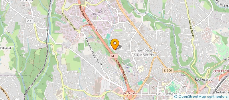 localisation de l'entreprise MONSIEUR DANIEL GOUGET  CHAMPAGNE-AU-MONT-D'OR