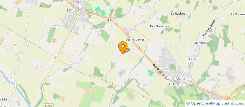 localisation de l'entreprise MONSIEUR DANIEL GOUGEUL à LES MONTS-D'ANDAINE
