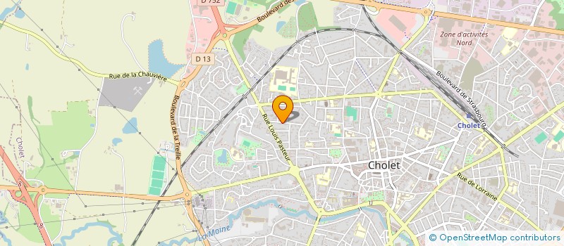 localisation de l'entreprise MONSIEUR DANIEL GOUILLIARD à CHOLET