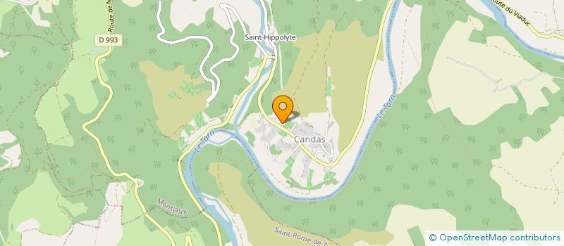 localisation de l'entreprise MONSIEUR DANIEL GOURDIER  SAINT-ROME-DE-TARN