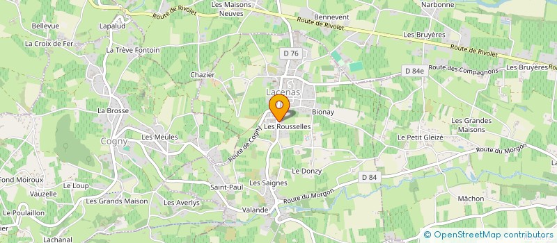 localisation de l'entreprise MONSIEUR DANIEL GOURMEZ à LACENAS