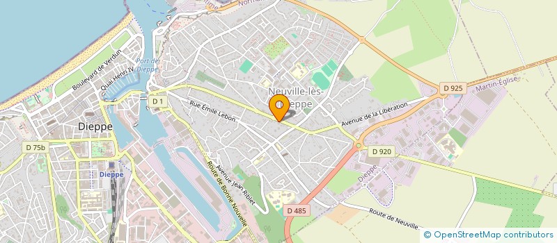 localisation de l'entreprise MONSIEUR DANIEL GOURRIER à DIEPPE