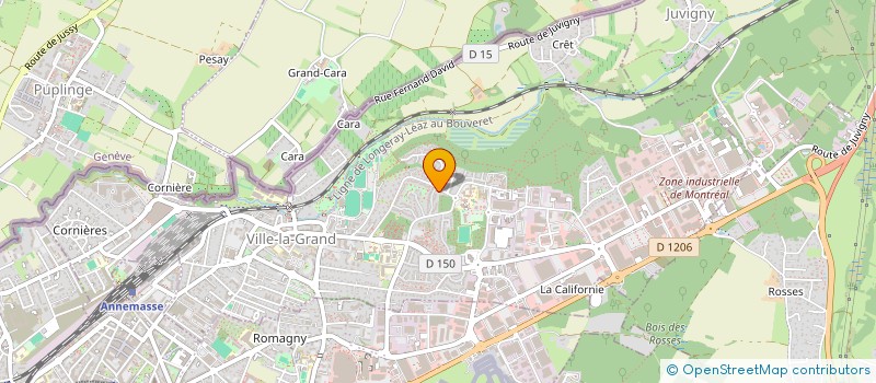 localisation de l'entreprise MONSIEUR DANIEL GOUSSEAU  VILLE-LA-GRAND