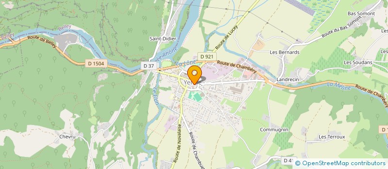 localisation de l'entreprise MONSIEUR DANIEL GOYARD à YENNE
