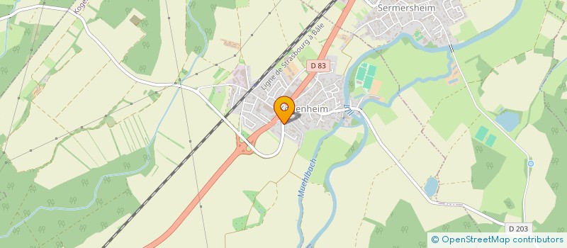 localisation de l'entreprise MONSIEUR DANIEL GRAFF  KOGENHEIM