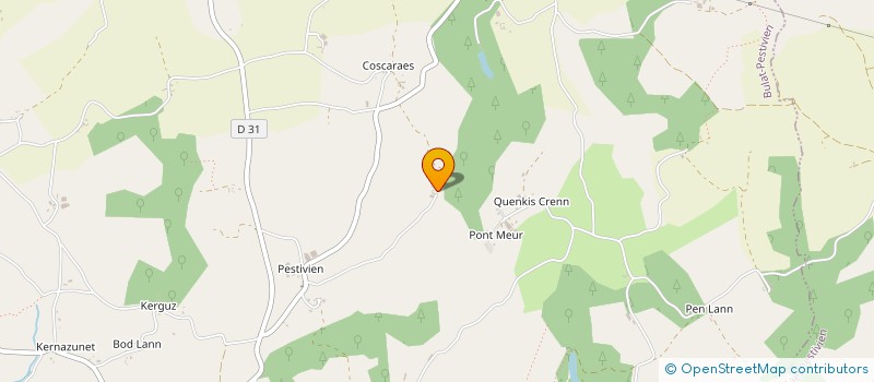 localisation de l'entreprise MONSIEUR DANIEL GRAHAM  BULAT-PESTIVIEN