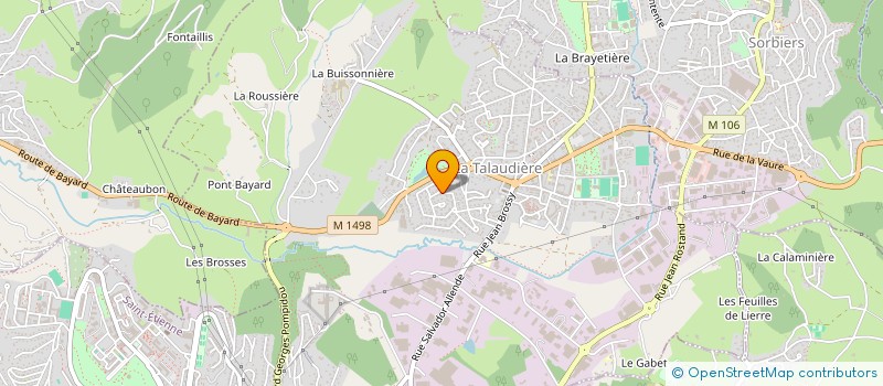 localisation de l'entreprise MONSIEUR DANIEL GRAIL  LA TALAUDIERE