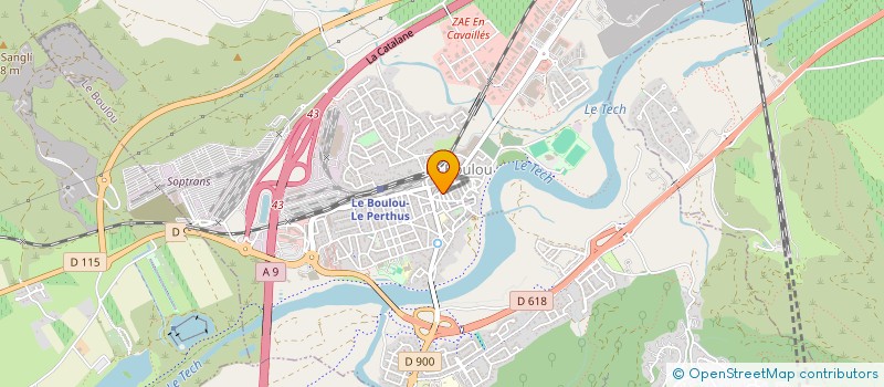 localisation de l'entreprise MONSIEUR DANIEL GRANADOS  LE BOULOU