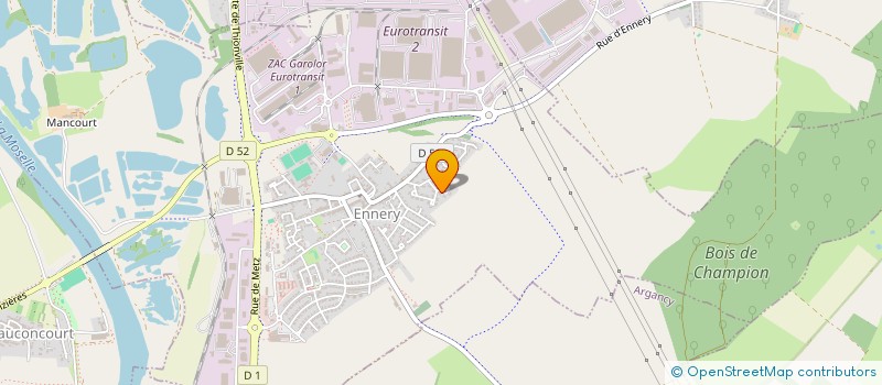 localisation de l'entreprise MONSIEUR DANIEL GRAND  ENNERY