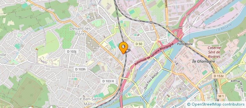 localisation de l'entreprise MONSIEUR DANIEL GRANDJEAN  METZ