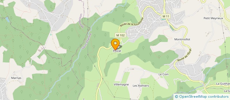 localisation de l'entreprise MONSIEUR DANIEL GRANGE  SAINT-HEAND