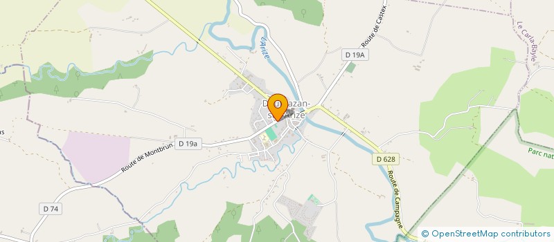 localisation de l'entreprise MONSIEUR DANIEL GRANICHER à DAUMAZAN-SUR-ARIZE