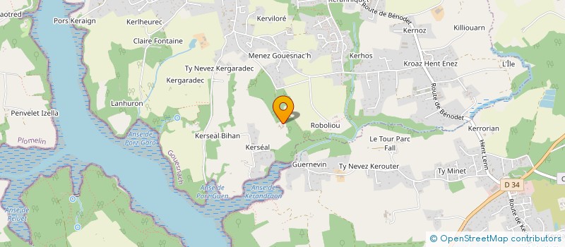 localisation de l'entreprise MONSIEUR DANIEL GRANT  GOUESNACH