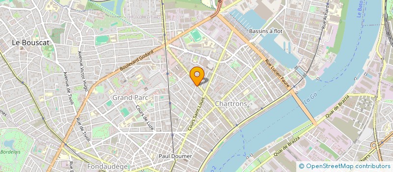 localisation de l'entreprise MONSIEUR DANIEL GRAS  BORDEAUX